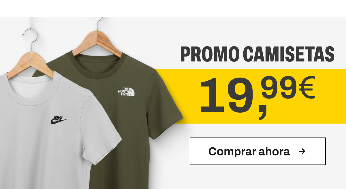 Camisetas Nike y The North Face