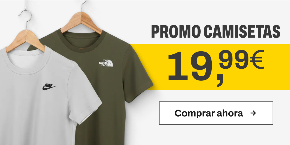 Camisetas Nike y The North Face