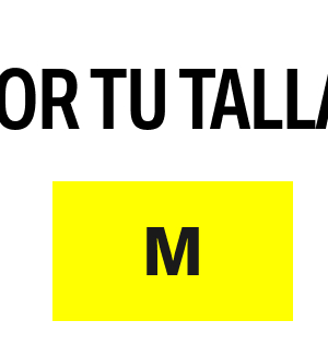 Indicador de talla M amarillo