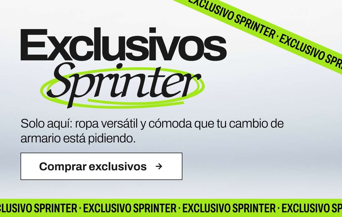 Exclusivos Sprinter botón comprar exclusivos