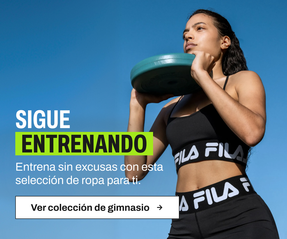 Entrena sin excusas botón ver colección de gimnasio
