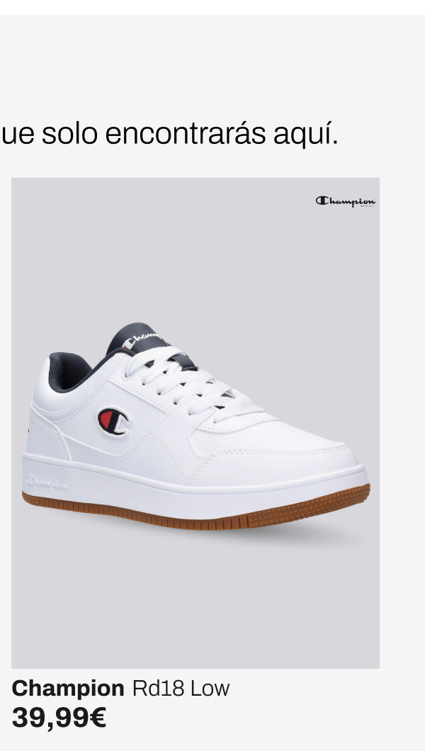 Zapatillas Champion Rd18 Low