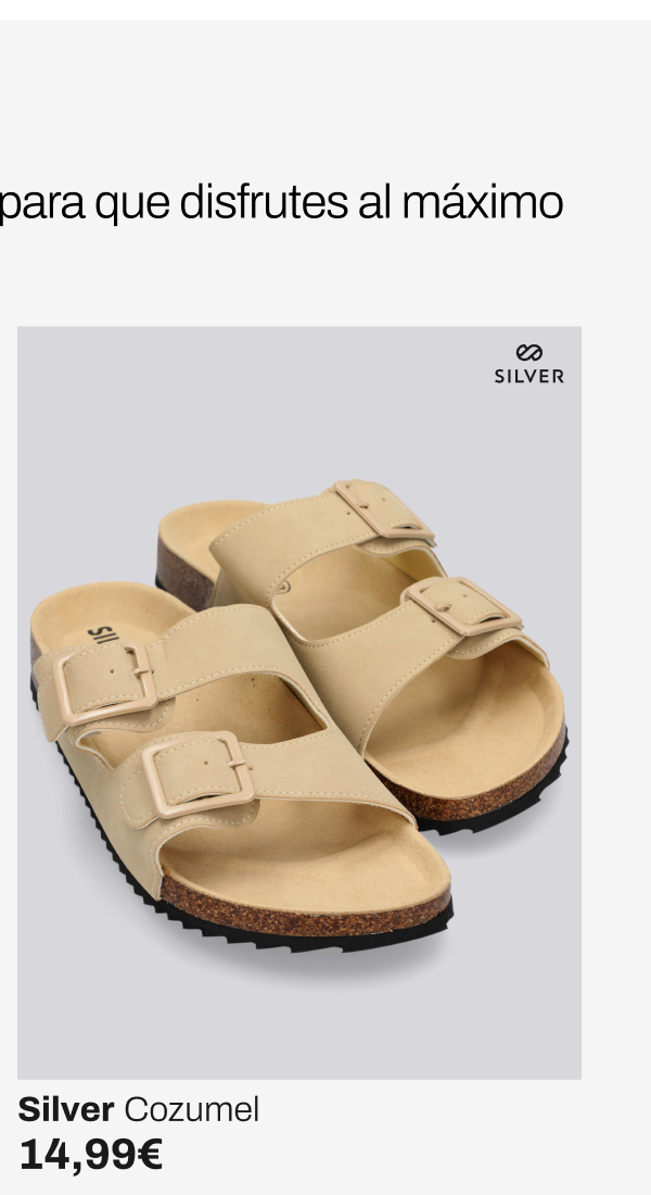Silver Cozumel Sandalias