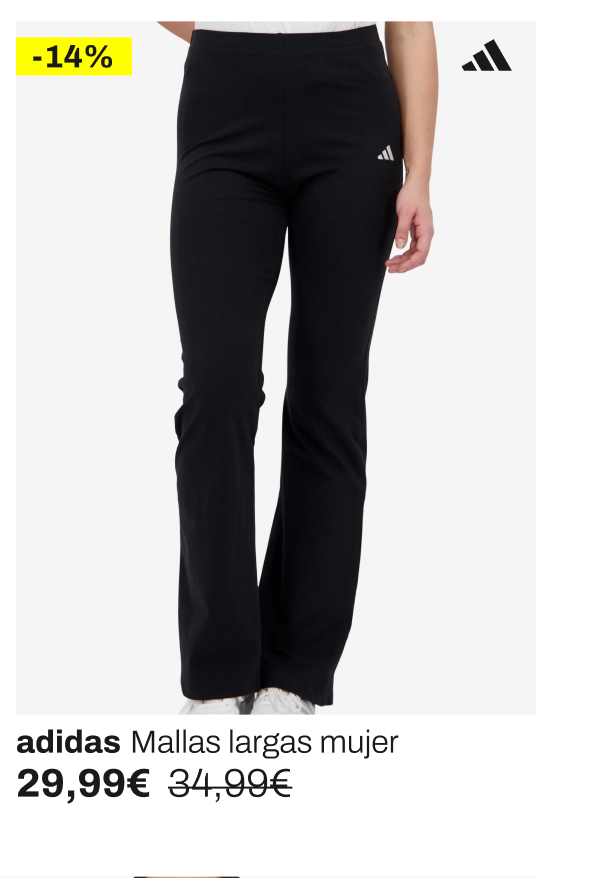 adidas Mallas largas mujer